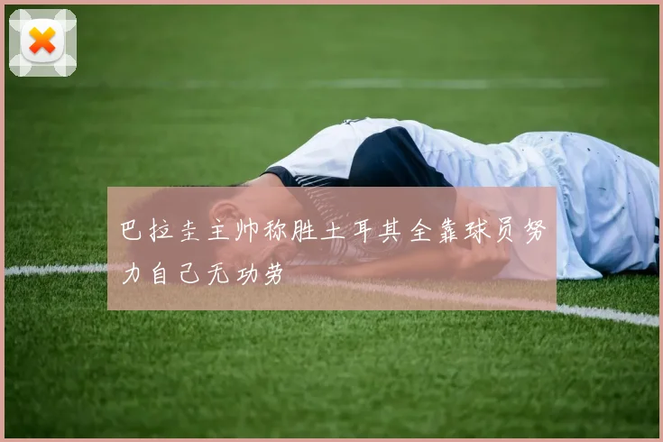 巴拉圭主帅称胜土耳其全靠球员努力自己无功劳